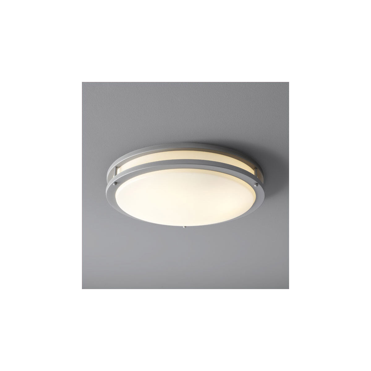 Oracle 2 Light 18 inch Grey Flush Mount Ceiling Light