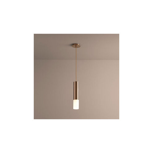 Opus 1 Light 4 inch Satin Copper Pendant Ceiling Light