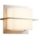 Metrix 1 Light 5.75 inch Satin Nickel Sconce Wall Light