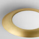 Bongo LED 19.75 inch Aged Brass Flush Mount Ceiling Light