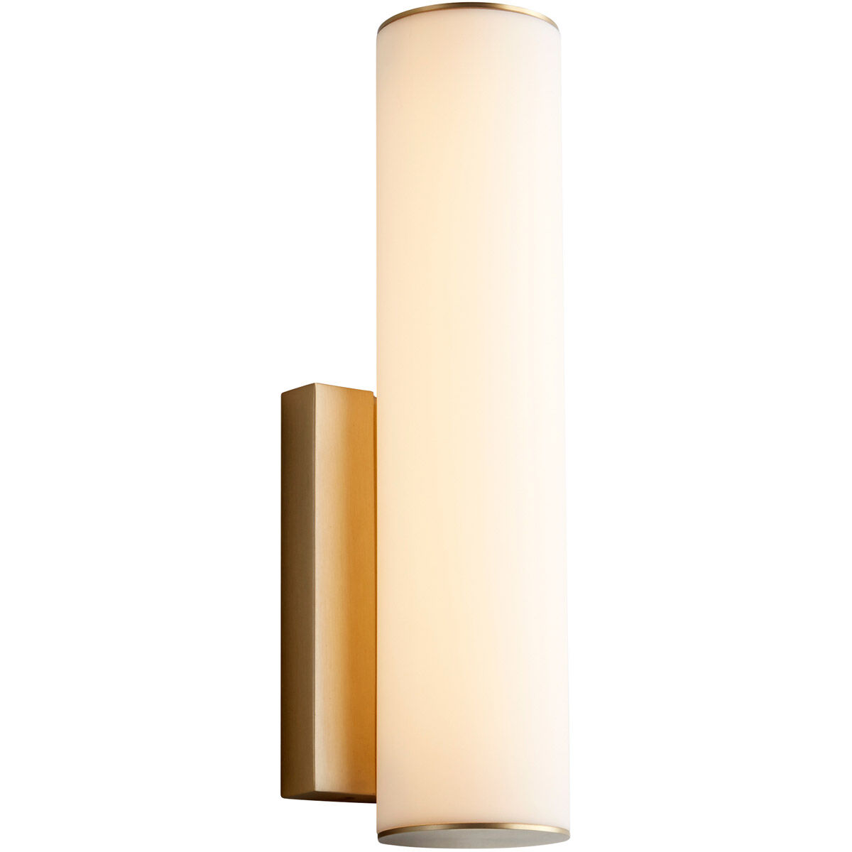 Fugit LED 5 inch Aged Brass Sconce Wall Light