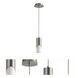 Ellipse LED 3 inch Satin Nickel Pendant Ceiling Light