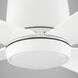 Myriad 56 inch White with Studio White Blades Ceiling Fan