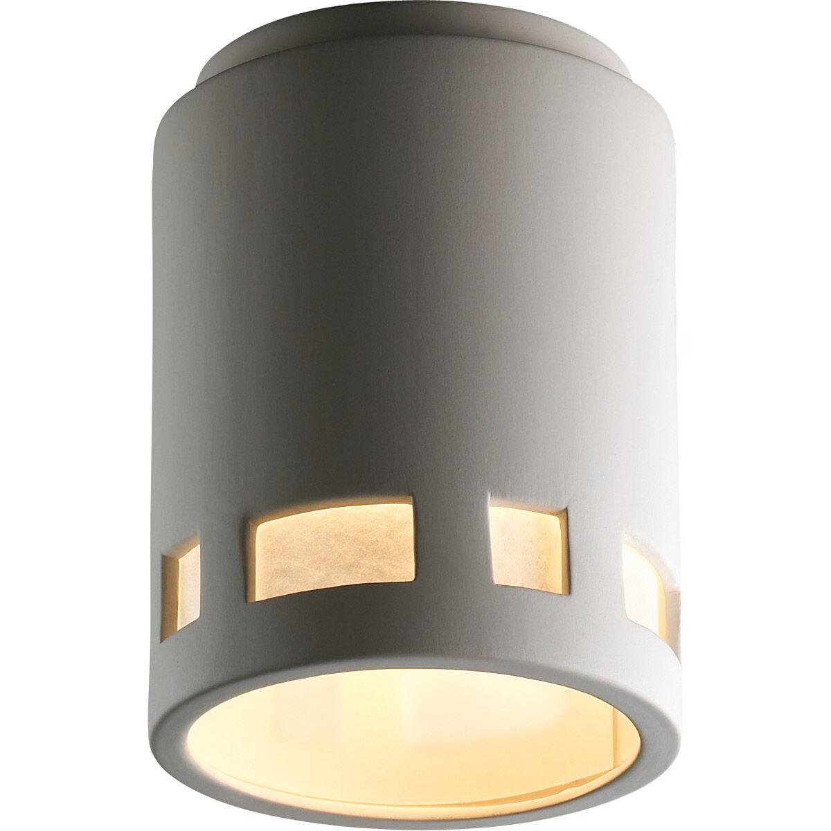 Radiance LED 7 inch Real Rust Flush-Mount Ceiling Light