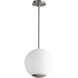 Terra LED 12 inch Satin Nickel Pendant Ceiling Light