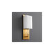 Epoch 1 Light 5 inch Aged Brass Sconce Wall Light