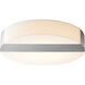 Aurora LED 14 inch Satin Nickel Flush Mount Ceiling Light