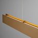 Brio 1 Light 2 inch Powdered Gold Pendant Ceiling Light