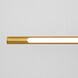 Palillos LED 5.5 inch Aged Brass Sconce Wall Light