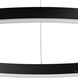 Circulo LED 23.5 inch Black Pendant Ceiling Light