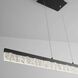 Landon 1 Light 40 inch Black Linear Pendant Ceiling Light