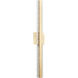 Antares LED 36 inch Aged Brass Vanity Light Wall Light