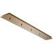 Canopy Kit Aged Brass Linear Pendant Canopy, 5 Light
