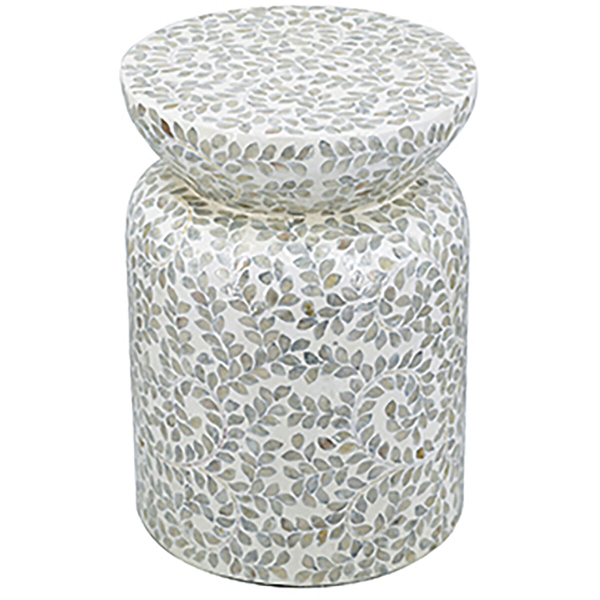 Anita 19.7 X 13.8 inch White Accent Table