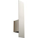 Reflex 2 Light 4 inch Satin Nickel Sconce Wall Light