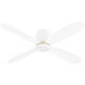 Myriad 56 inch White with Studio White Blades Ceiling Fan