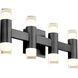 Alarum 8 Light 21 inch Black Vanity Light Wall Light