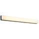 Adagio 1 Light 27 inch Black Vanity Light Wall Light