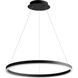 Circulo LED 24 inch Satin Nickel Pendant Ceiling Light 