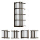 Telshor 2 Light 22 inch Oiled Bronze Outdoor Wall Light