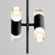 Alarum LED 6.25 inch Black Pendant Ceiling Light