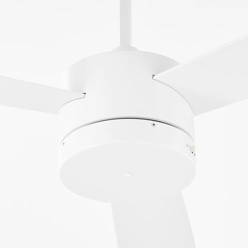 Allegro 52 inch White with Studio White/Weathered Gray Blades Ceiling Fan
