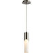 Ellipse LED 3 inch Satin Nickel Pendant Ceiling Light