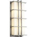 Telshor 2 Light 21.75 inch Satin Nickel Outdoor Wall Sconce