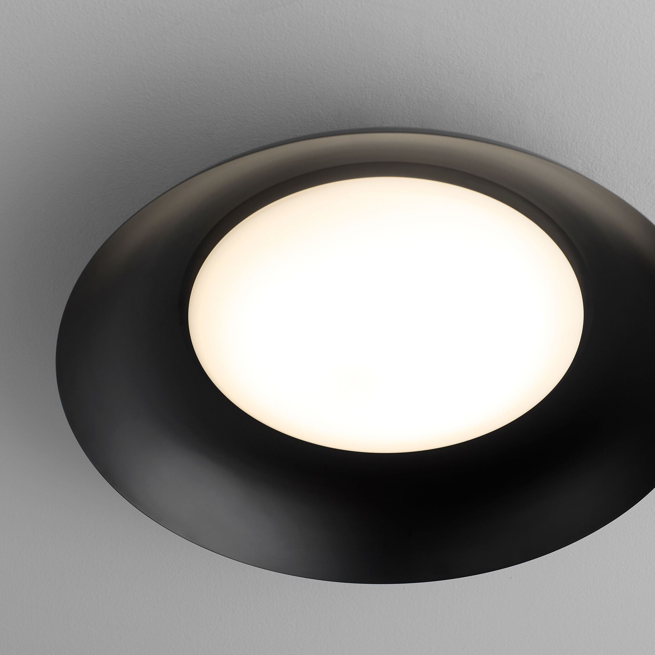 Bongo LED 19.75 inch Black Flush Mount Ceiling Light