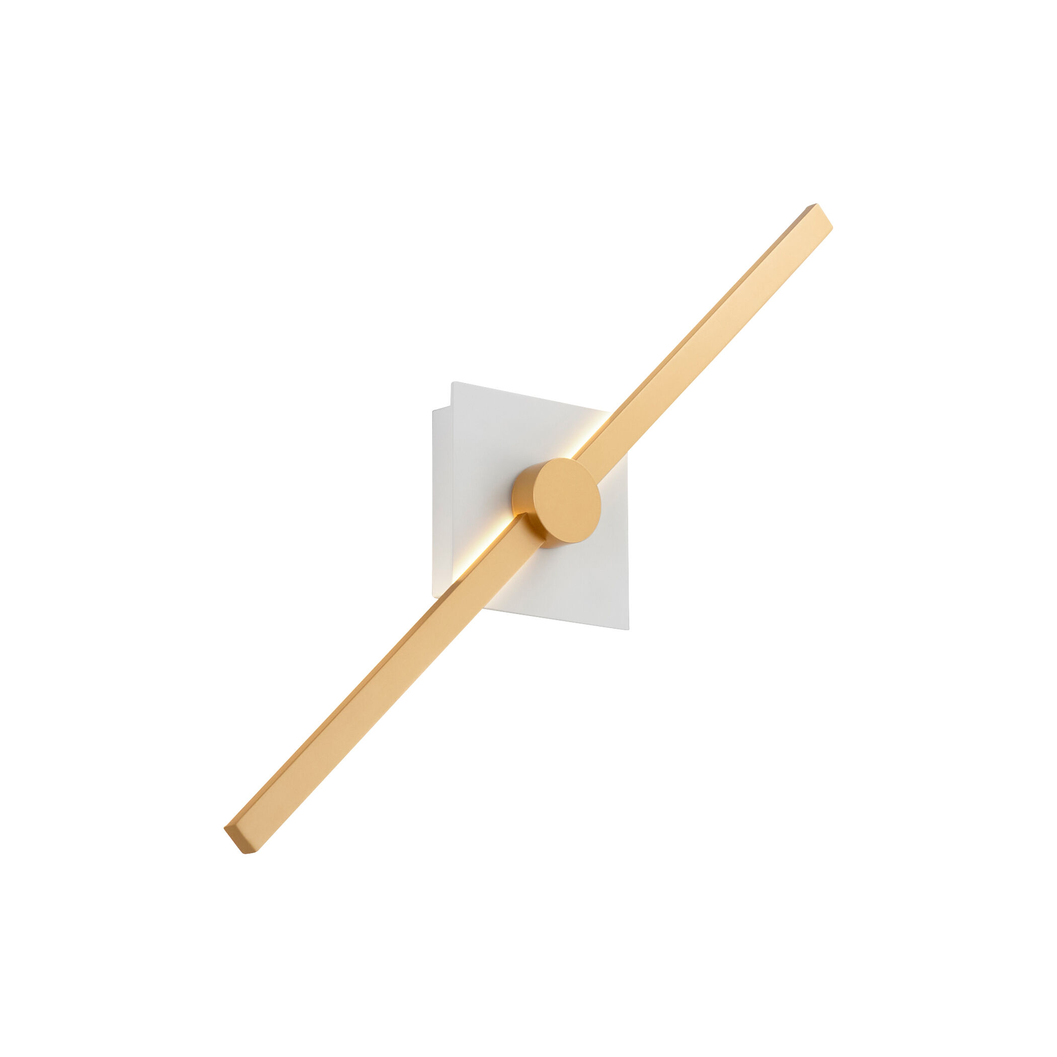 Zora 1 Light 21 inch White/Industrial Brass Vanity Light Wall Light