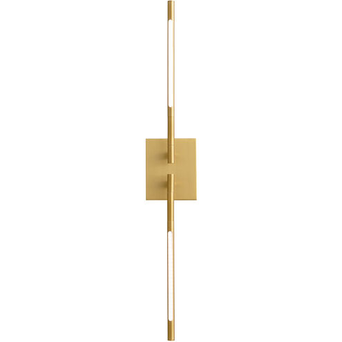 Palillos LED 5.5 inch Aged Brass Sconce Wall Light