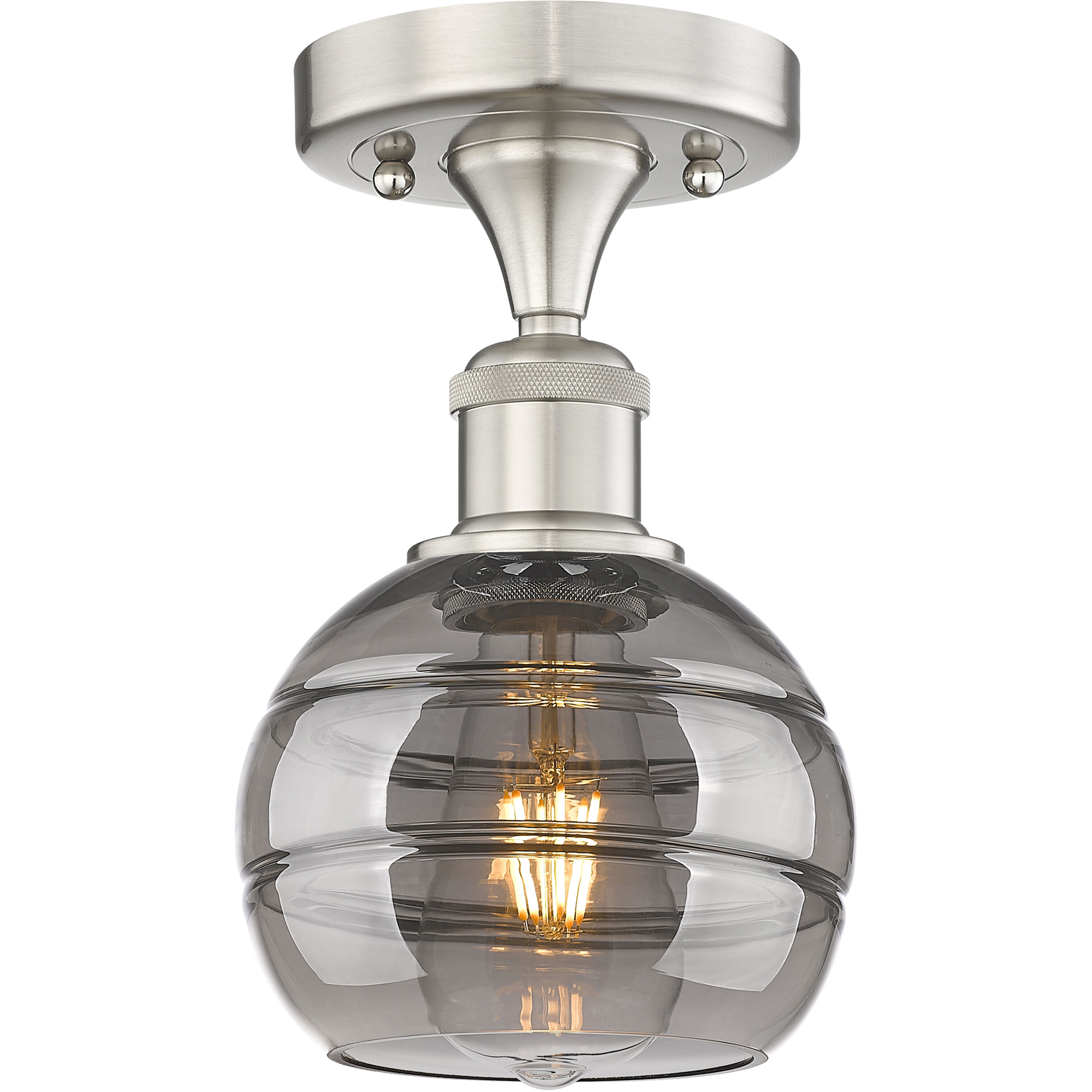 Edison Rochester 1 Light 5.88 inch Semi-Flush Mount