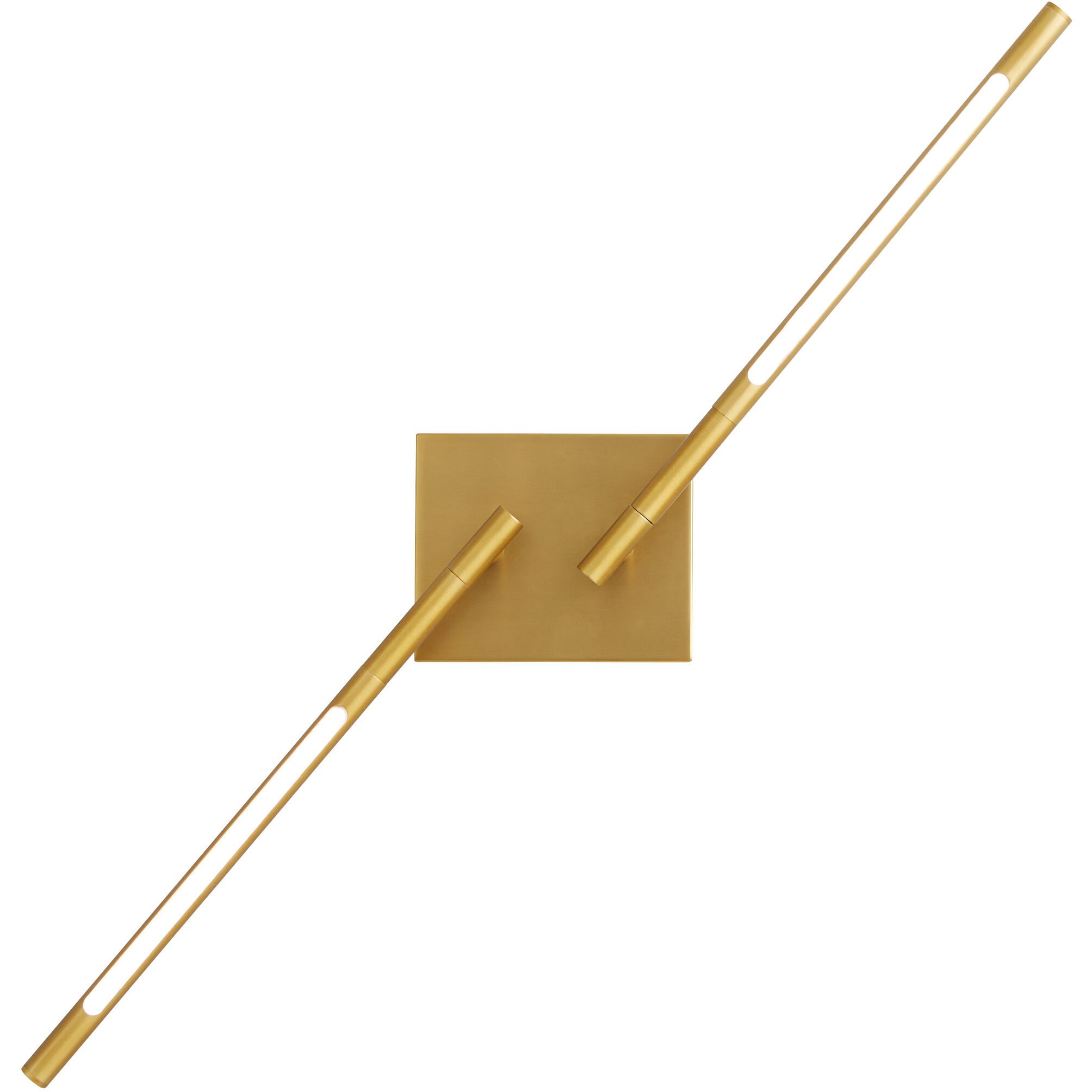 Palillos LED 5.5 inch Aged Brass Sconce Wall Light