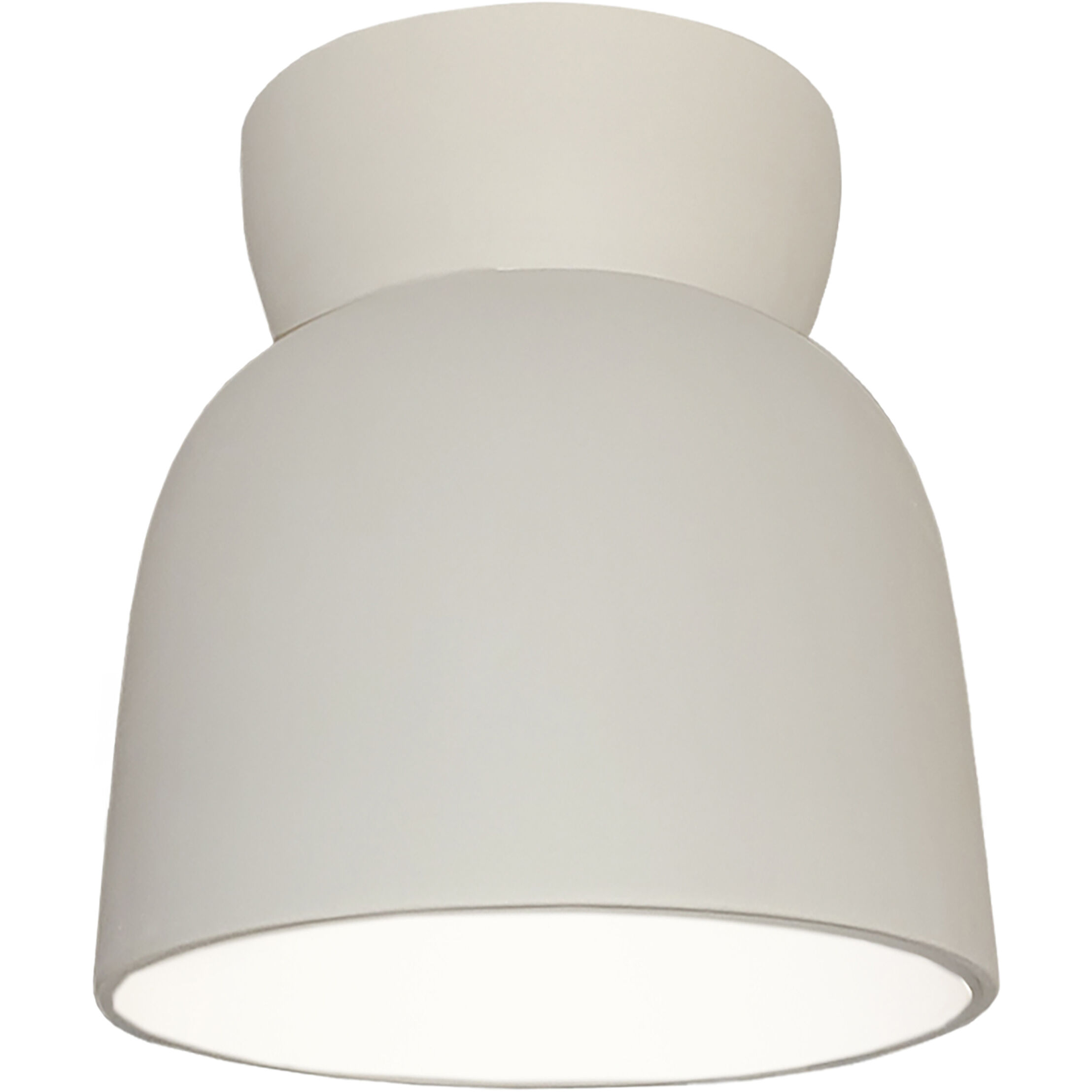 Radiance Collection 1 Light 7.5 inch Vanilla (Gloss) Outdoor Flush Mount
