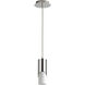 Ellipse LED 3 inch Polished Nickel Pendant Ceiling Light
