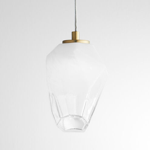 Vivo LED 4.75 inch Aged Brass Pendant Ceiling Light
