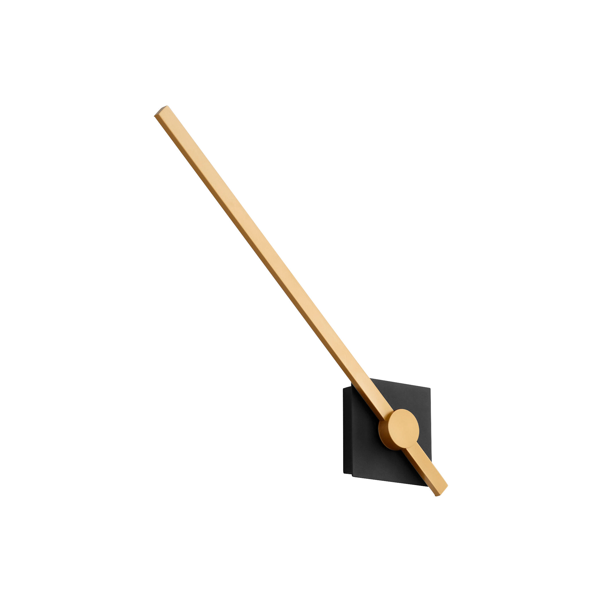 Zora 1 Light 21 inch Black/Industrial Brass Sconce Wall Light