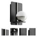 Iota 1 Light 5 inch Black/Satin Nickel Sconce Wall Light