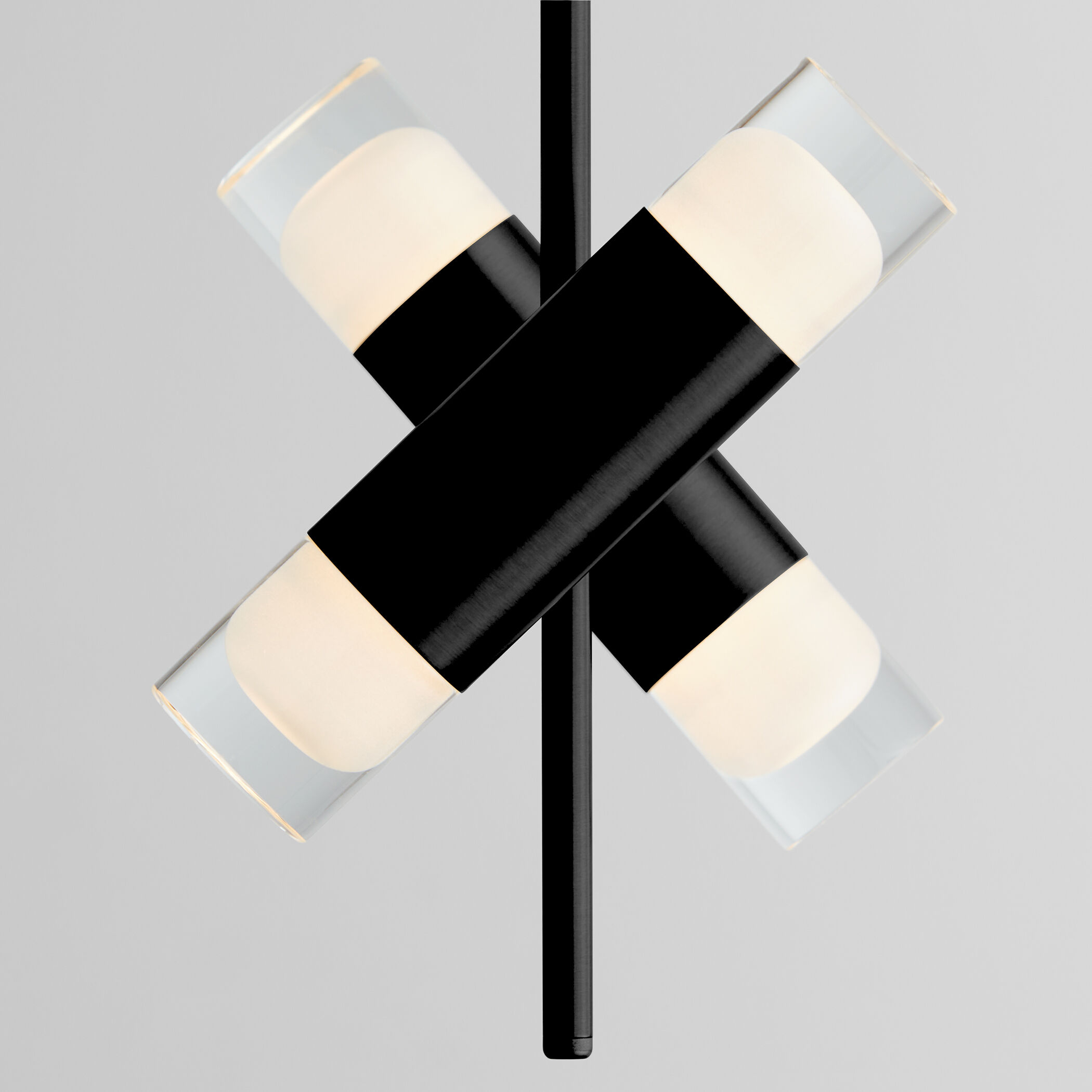 Alarum LED 6.25 inch Black Pendant Ceiling Light