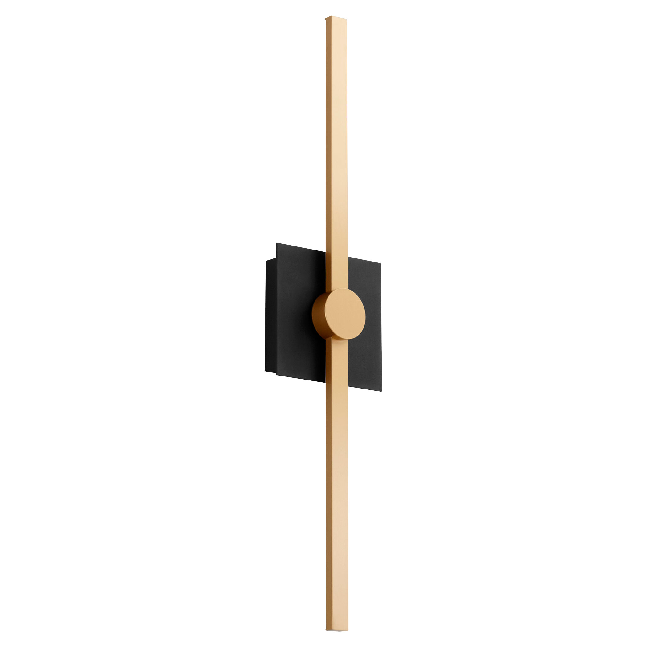 Zora 1 Light 21 inch Black/Industrial Brass Vanity Light Wall Light