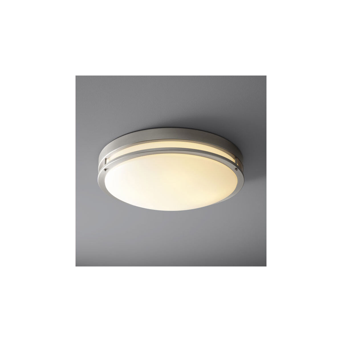 Oracle 4 Light 24 inch Satin Nickel Flush Mount Ceiling Light