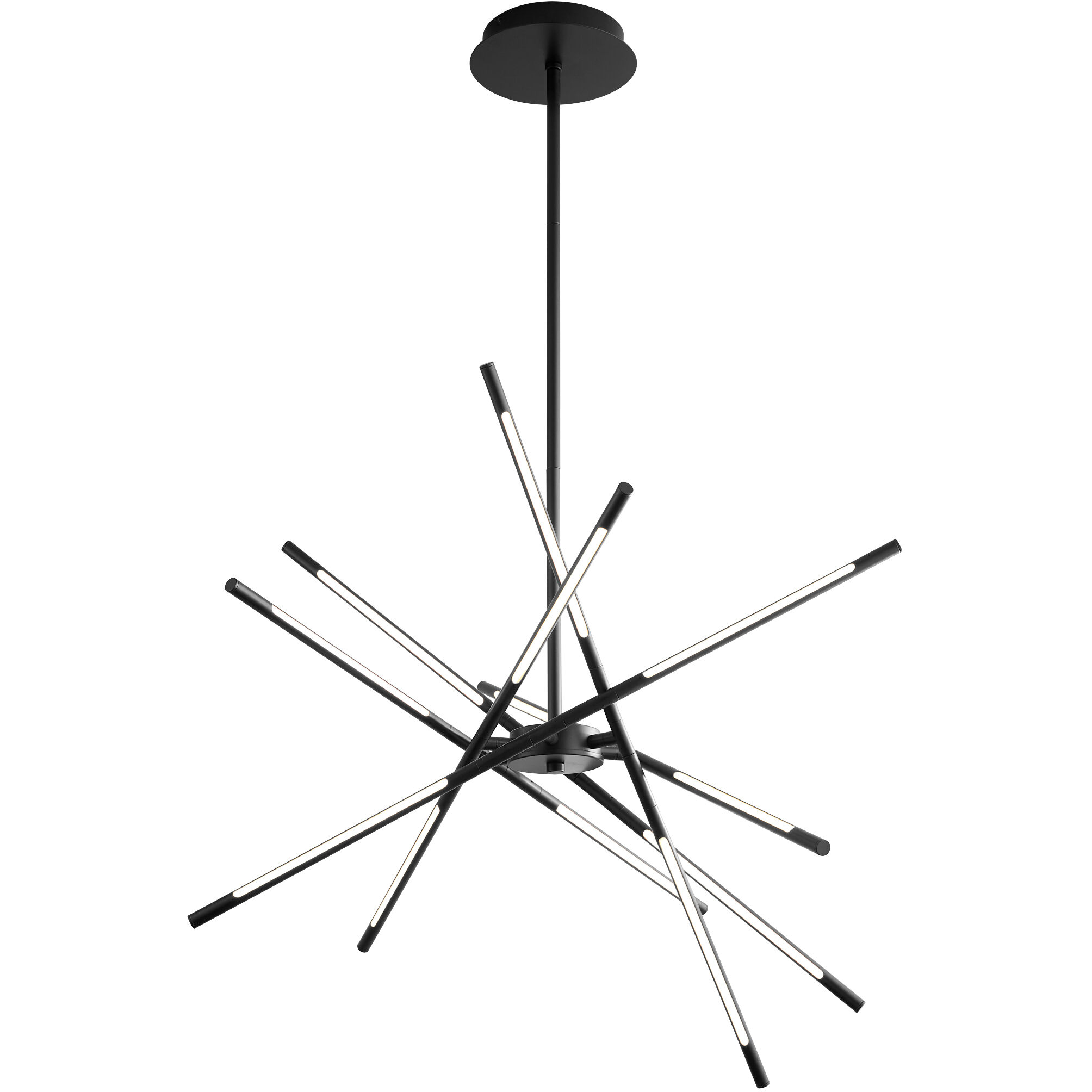 Palillos LED 33.47 inch Black Pendant Ceiling Light