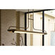 Braem 7 inch Brushed Brass Chandelier Ceiling Light