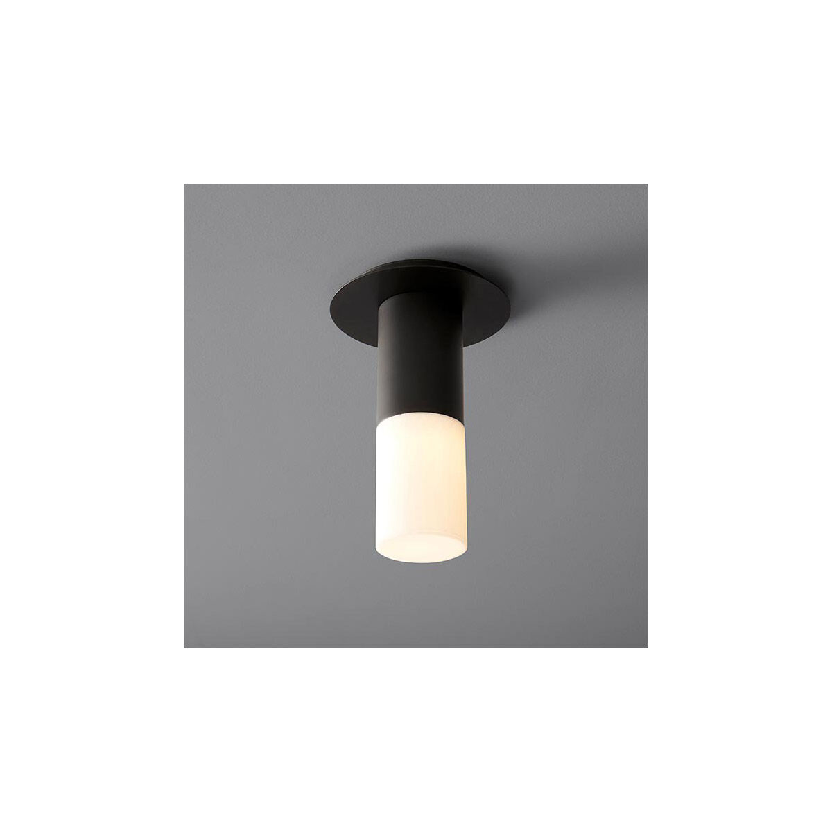 Pilar LED 6 inch Black Flush Mount Ceiling Light