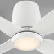 Myriad 56 inch White with Studio White Blades Ceiling Fan