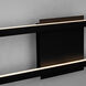 Xanni LED 25 inch Black Vanity Light Wall Light