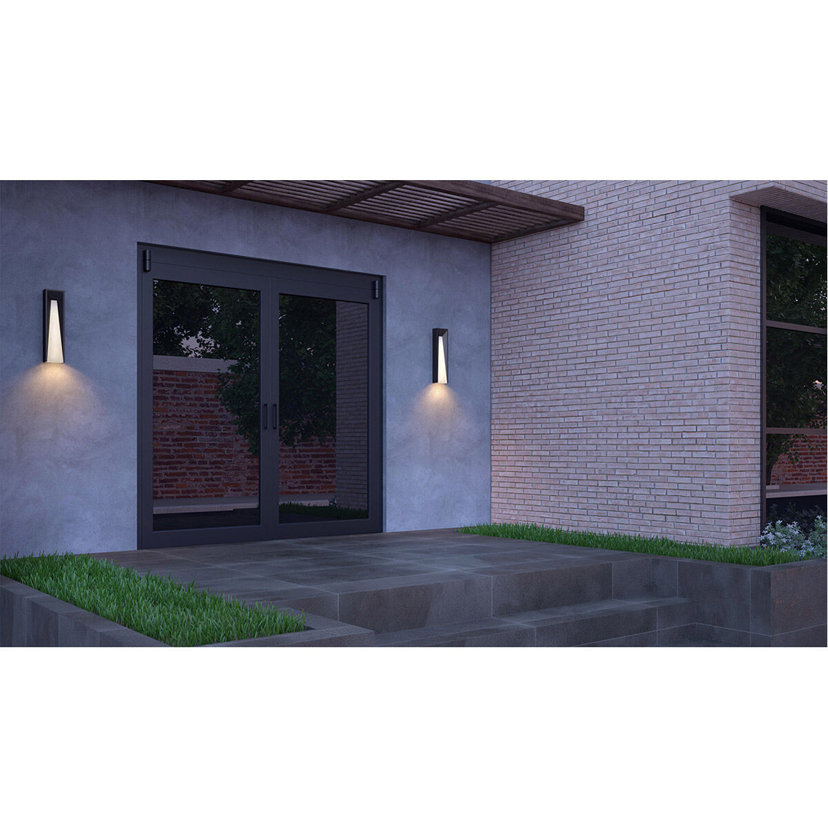 Calypso 1 Light 17 inch Oiled Bronze Outdoor Wall Sconce