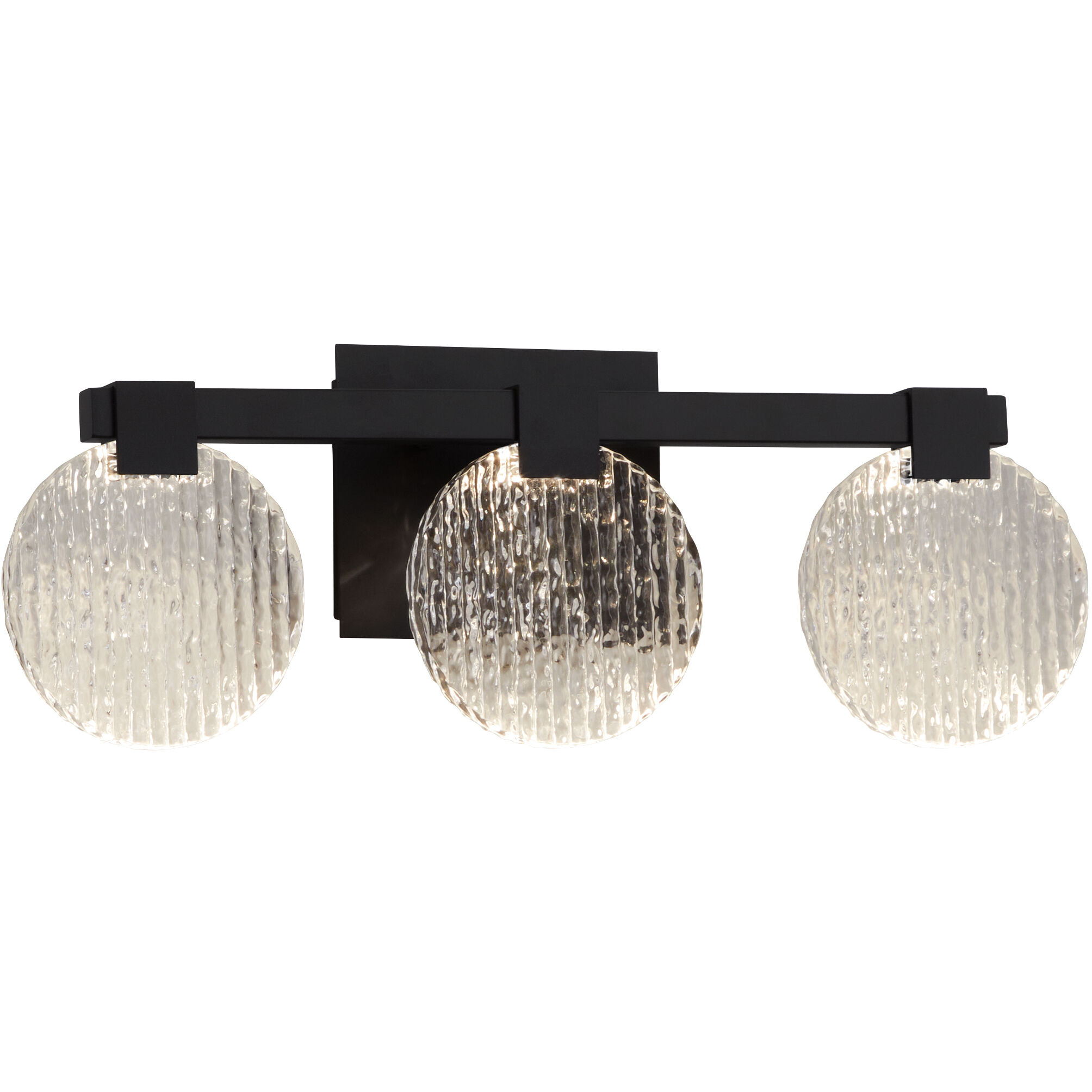 Axiom 3 Light 22 inch Black Vanity Light Wall Light