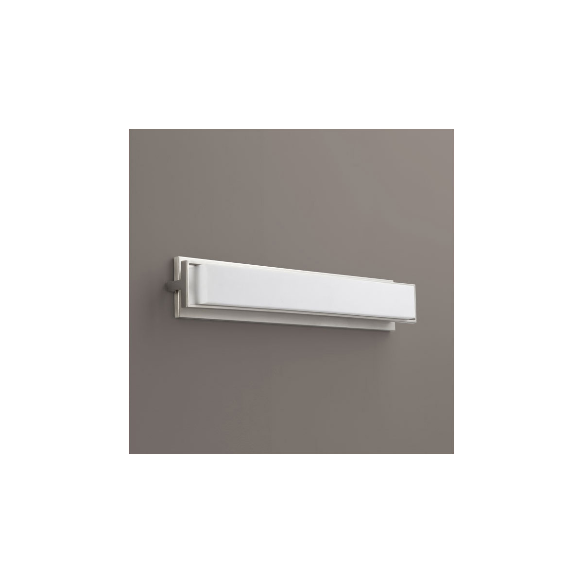 Plato 1 Light 27 inch Satin Nickel Vanity Light Wall Light