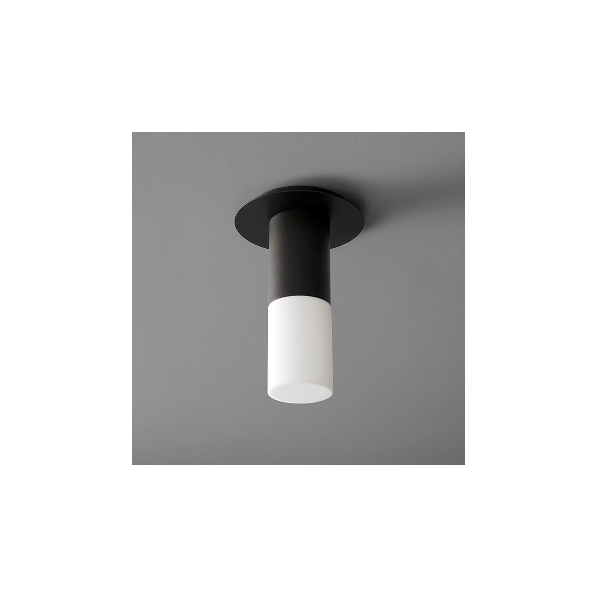 Pilar LED 6 inch Black Flush Mount Ceiling Light